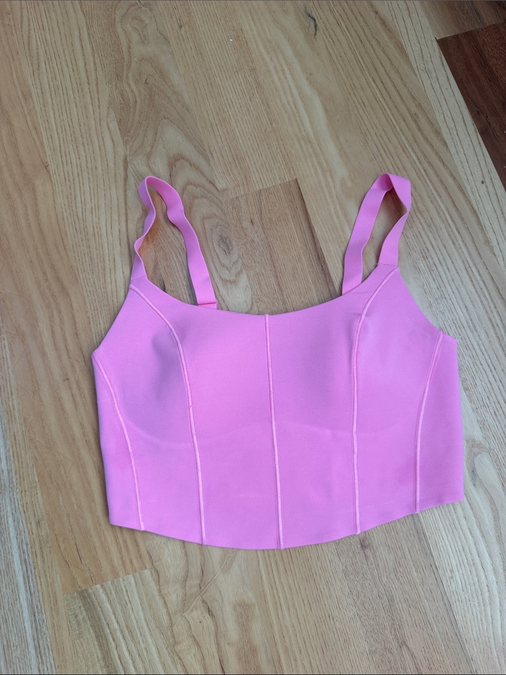 Offline Women's Pink Cropped Cami Top